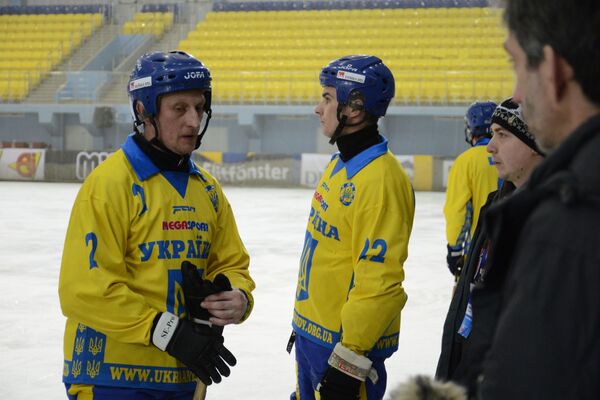 Хоккеисты сборной Украины