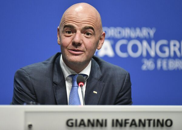 Новый президент Международной федерации футбола (ФИФА) Джанни Инфантино