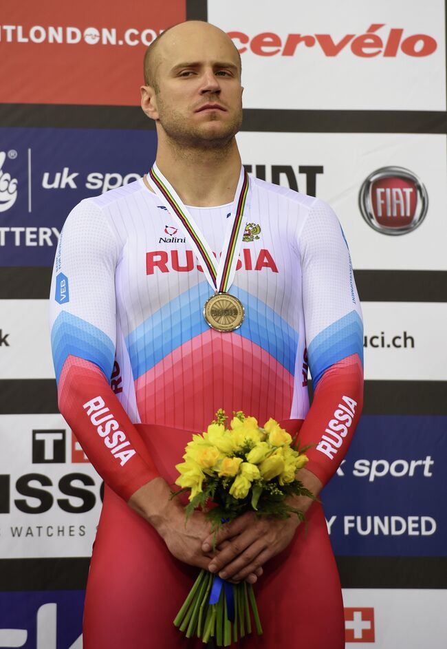 Денис Дмитриев с бронзовой медалью чемпионата мира по трековым велогонкам