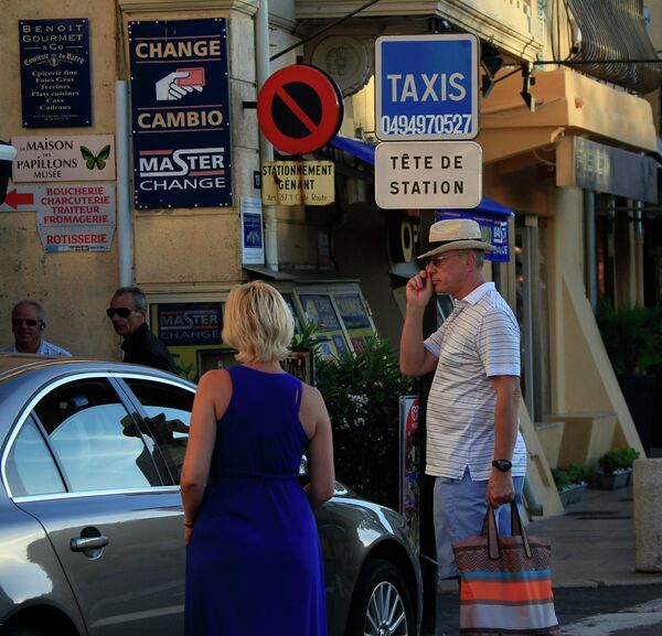 Стоянка такси во Франции