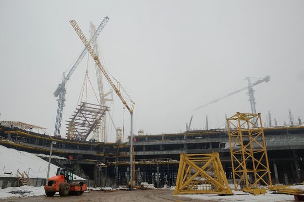 Строительство стадиона Самара Арена к ЧМ-2018