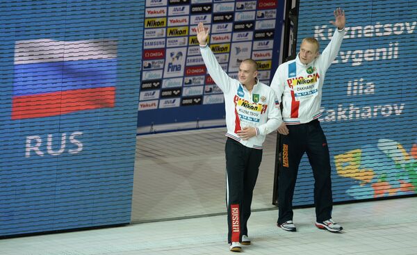 Евгений Кузнецов и Илья Захаров (слева направо)
