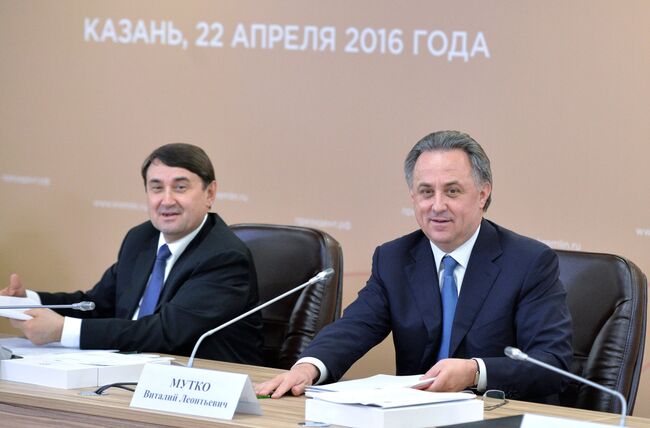 Игорь Левитин (слева) и Виталий Мутко