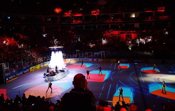 Торжественная церемония открытия чемпионата мира по хоккею