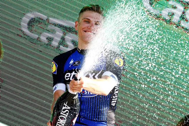 Немецкий велогонщик команды Etixx — Quick Step Марсель Киттель