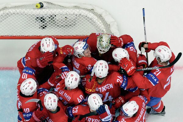 Хоккеисты сборной Норвегии