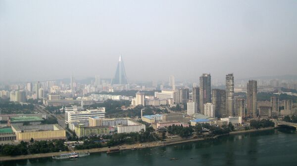 Вид на центр Пхеньяна. Архивное фото