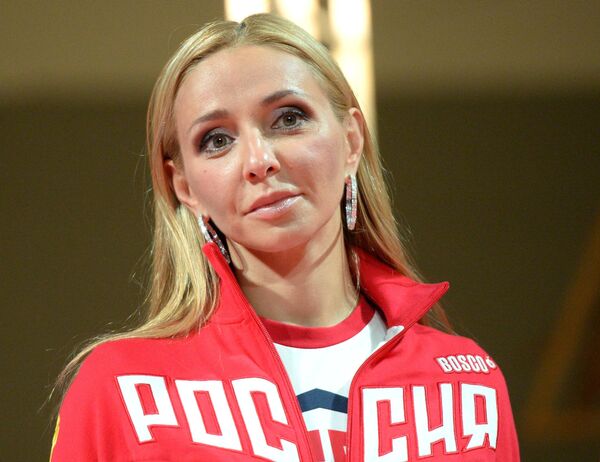 Олимпийская чемпионка по фигурному катанию Татьяна Навка
