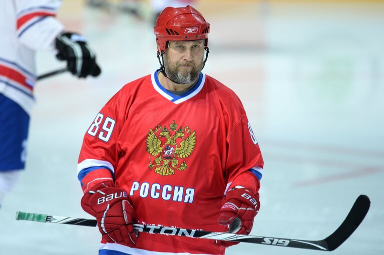 Форвард сборной России Александр Могильный Форвард сборной России Александр Могильный
