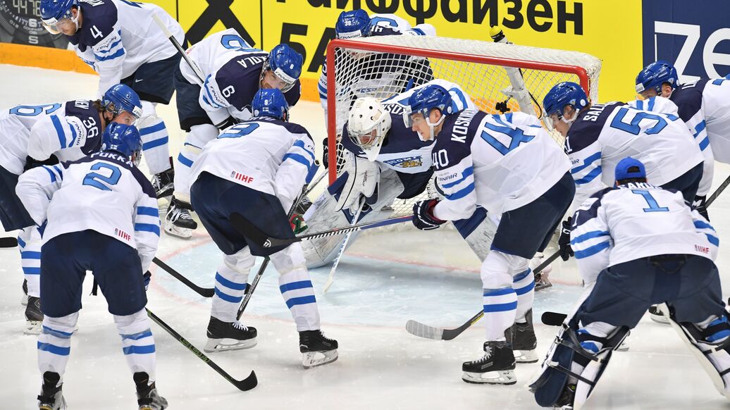 Сборная Финляндии забила девять шайб Словении на ЧМ