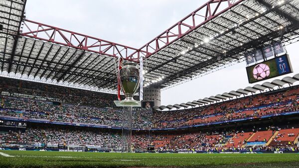 Кубок УЕФА Лиги чемпионов 2015/16 на стадионе Сан-Сиро в Милане