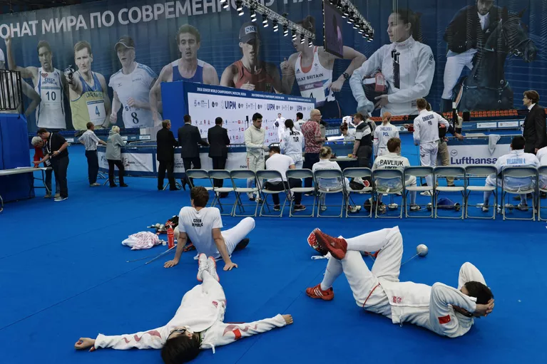 Современное пятиборье. Чемпионат мира. Смешанная эстафета Современное пятиборье. Чемпионат мира. Смешанная эстафета
