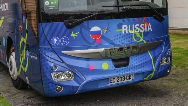Автобус сборной России по футболу 