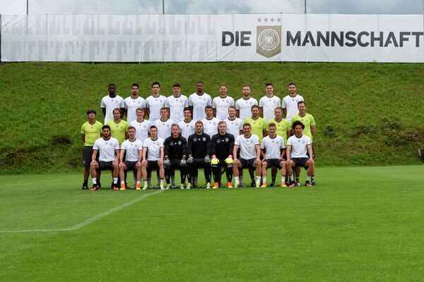 Фотографирование сборной Германии по футболу в преддверии Евро-2016