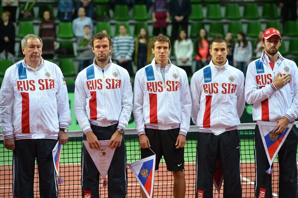 Теннисисты сборной России