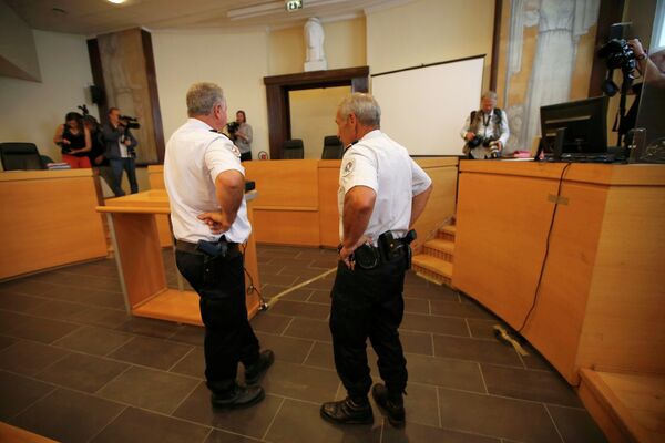 Суд в Марселе, где слушалось дело о беспорядках с участием российских футбольных болельщиков во Франции