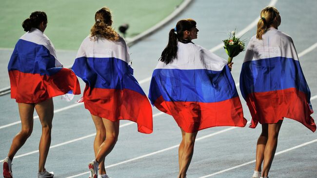 Российские легкоатлетки