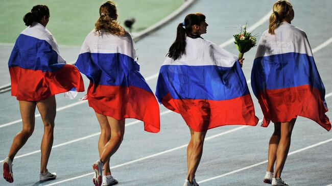 Российские легкоатлетки