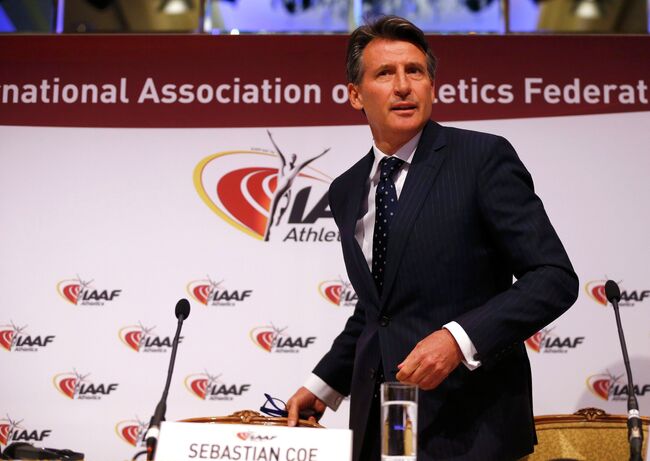 Себастьян Коу на заседании совета IAAF