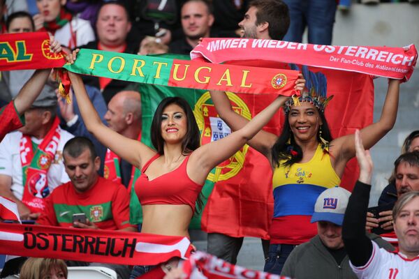 Болельщики сборной Португалии