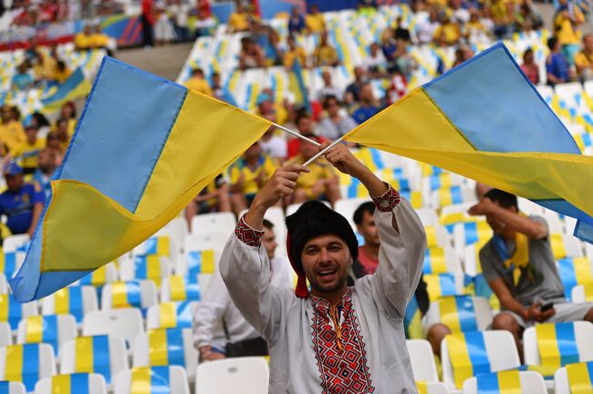 Украинский болельщик. Архивное фото