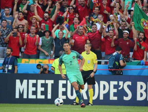 Нападающий сборной Португалии Криштиану Роналду
