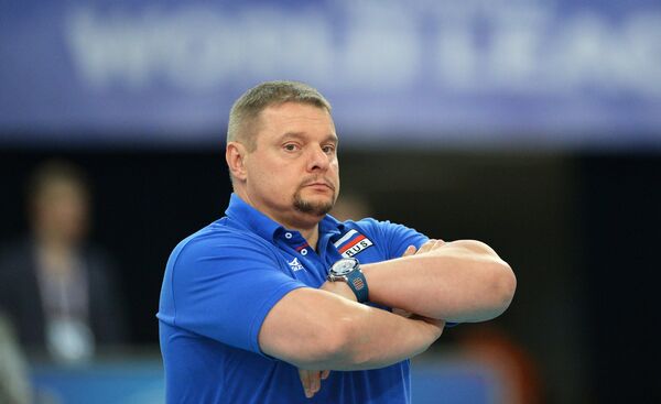 Главный тренер мужской сборной команды России Владимир Алекно