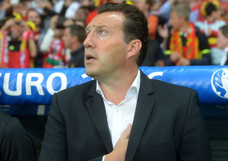 Главный тренер сборной Бельгии Марк Вильмотс Главный тренер сборной Бельгии Марк Вильмотс