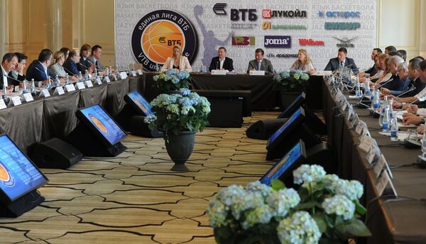 Заседание Совета Единой лиги ВТБ в Москве