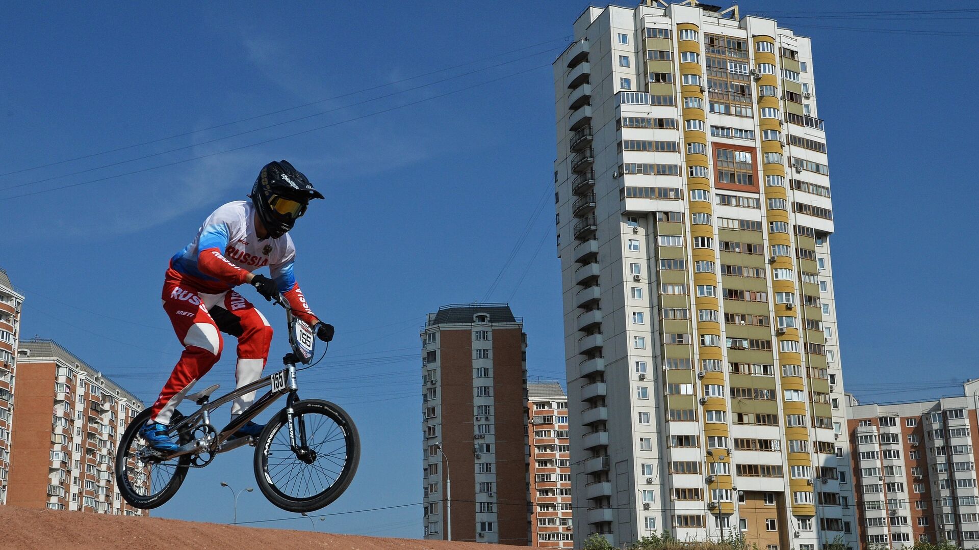 Спортсмен сборной России по велоспорту в дисциплине BMX Евгений Клещенко - РИА Новости, 1920, 29.07.2021