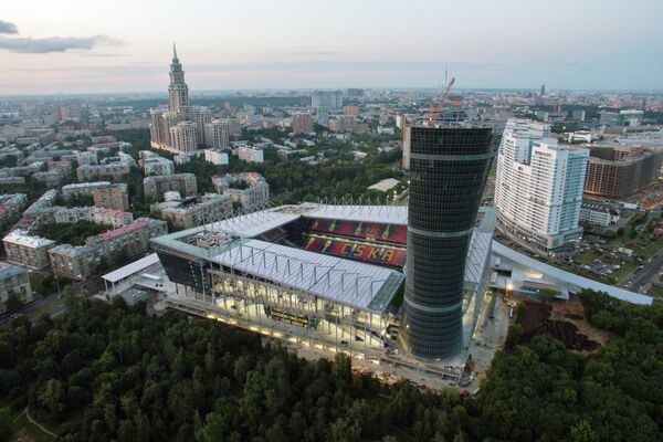 Строительство стадиона ПФК ЦСКА в Москве