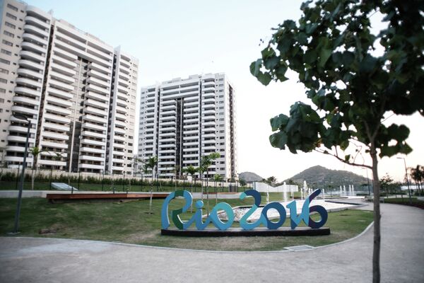 Вид на Олимпийскую деревню в Рио-де-Жанейро