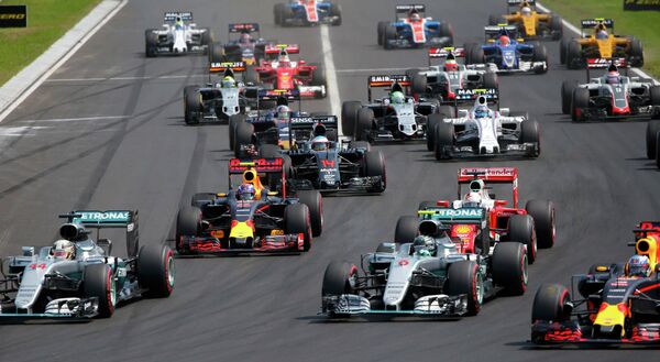 Пилоты на дистанции гонки Формулы-1 - Гран-при Венгрии
