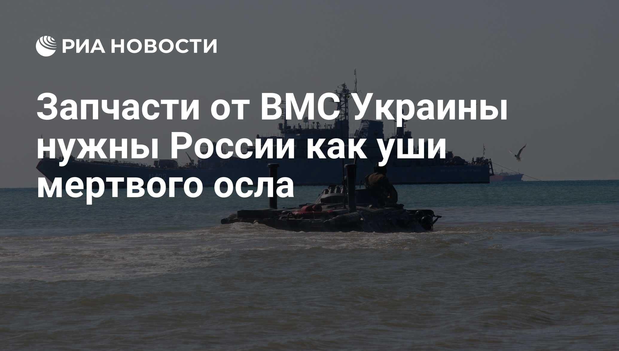 Запчасти от ВМС Украины нужны России как уши мертвого осла - РИА Новости,  26.05.2021