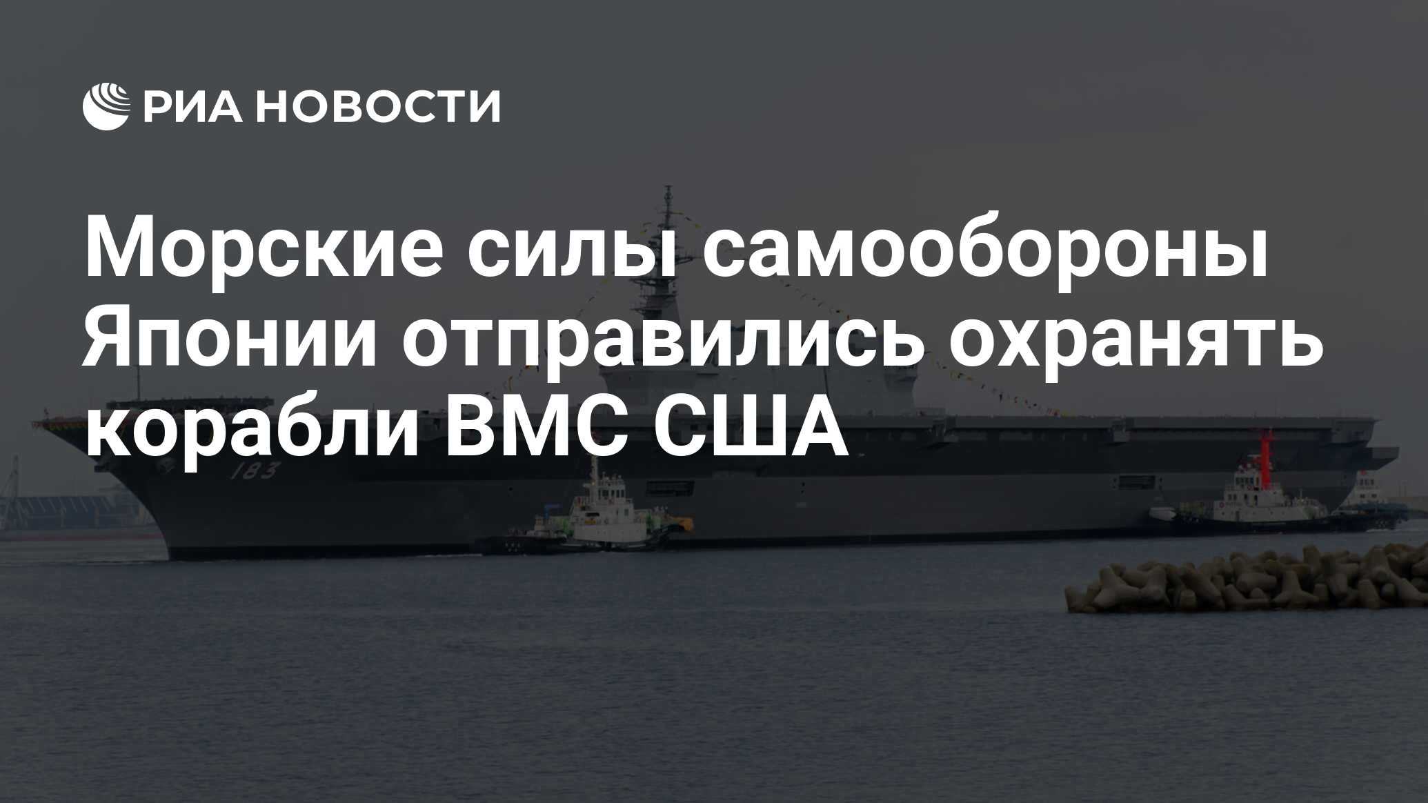 Морские силы самообороны Японии отправились охранять корабли ВМС США - РИА  Новости, 01.05.2017