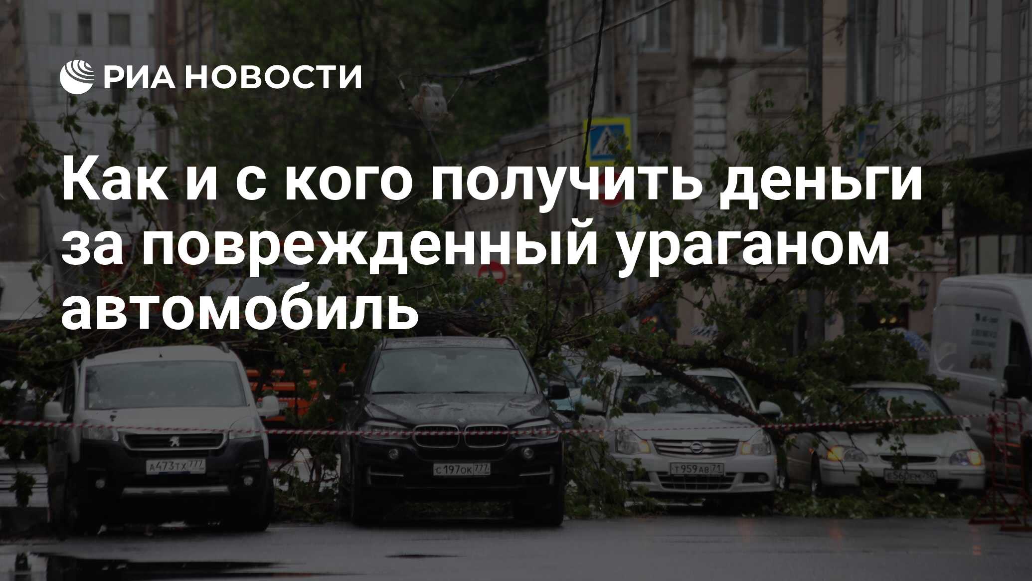 Как и с кого получить деньги за поврежденный ураганом автомобиль - РИА  Новости, 03.03.2020