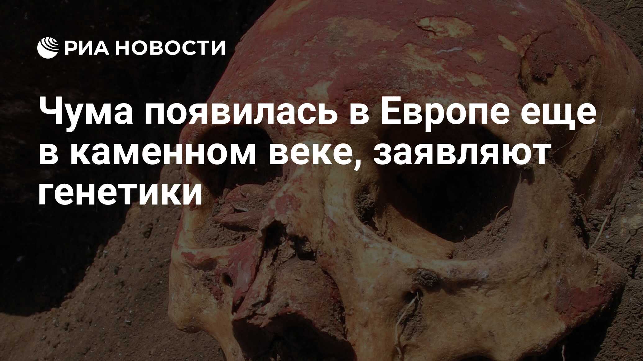 Чума появилась в Европе еще в каменном веке, заявляют генетики - РИА  Новости, 23.11.2017