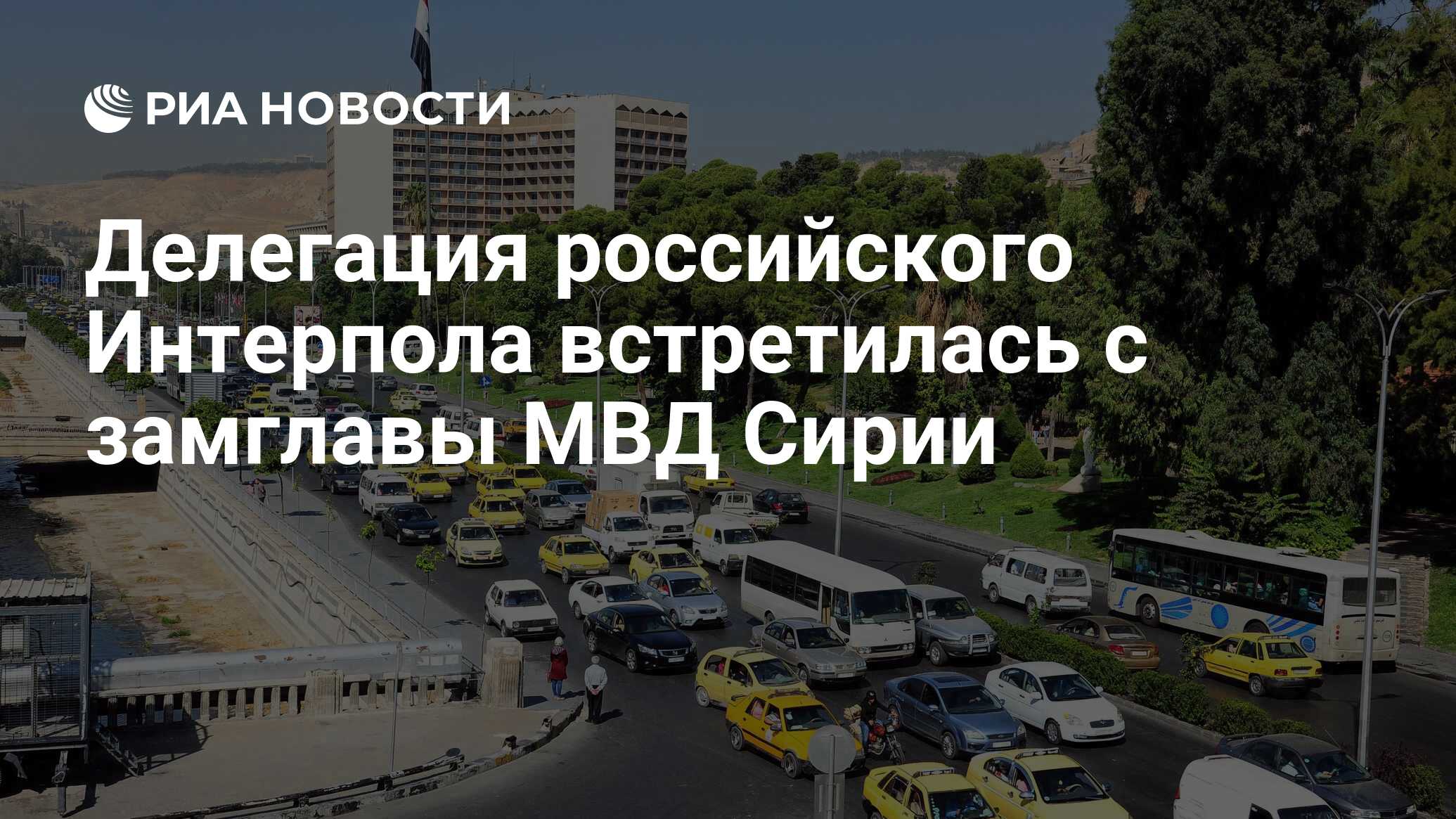 Делегация российского Интерпола встретилась с замглавы МВД Сирии - РИА  Новости, 21.12.2018