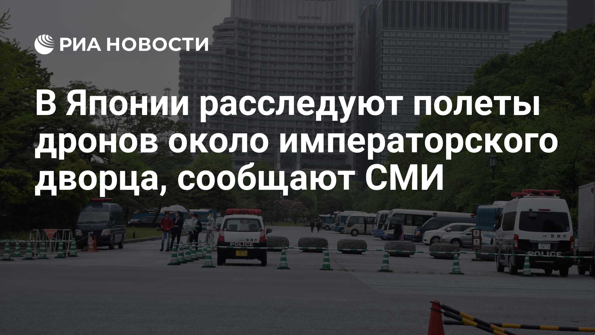 В Японии расследуют полеты дронов около императорского дворца, сообщают СМИ  - РИА Новости, 03.05.2019