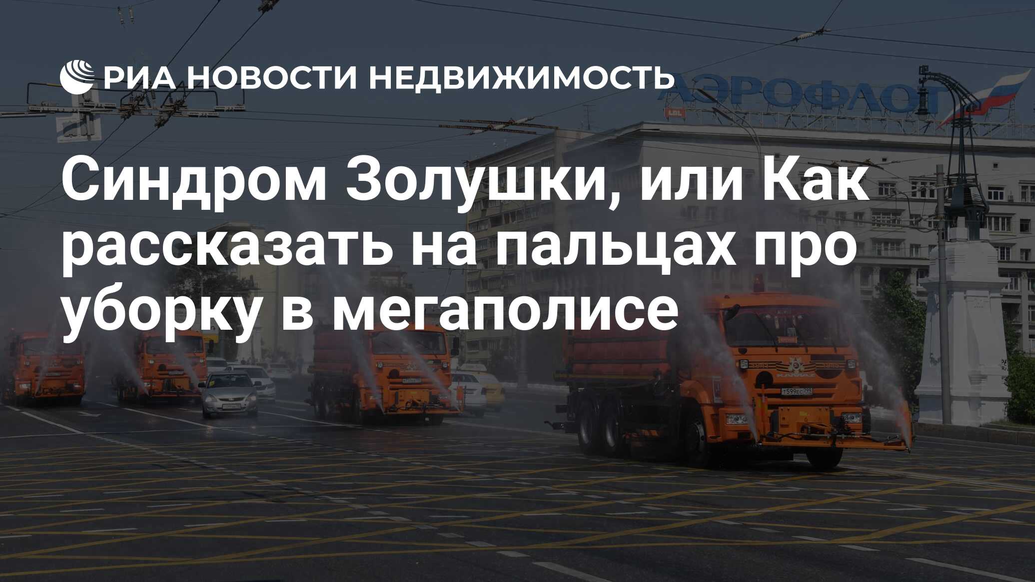 Синдром Золушки, или Как рассказать на пальцах про уборку в мегаполисе -  Недвижимость РИА Новости, 28.08.2019