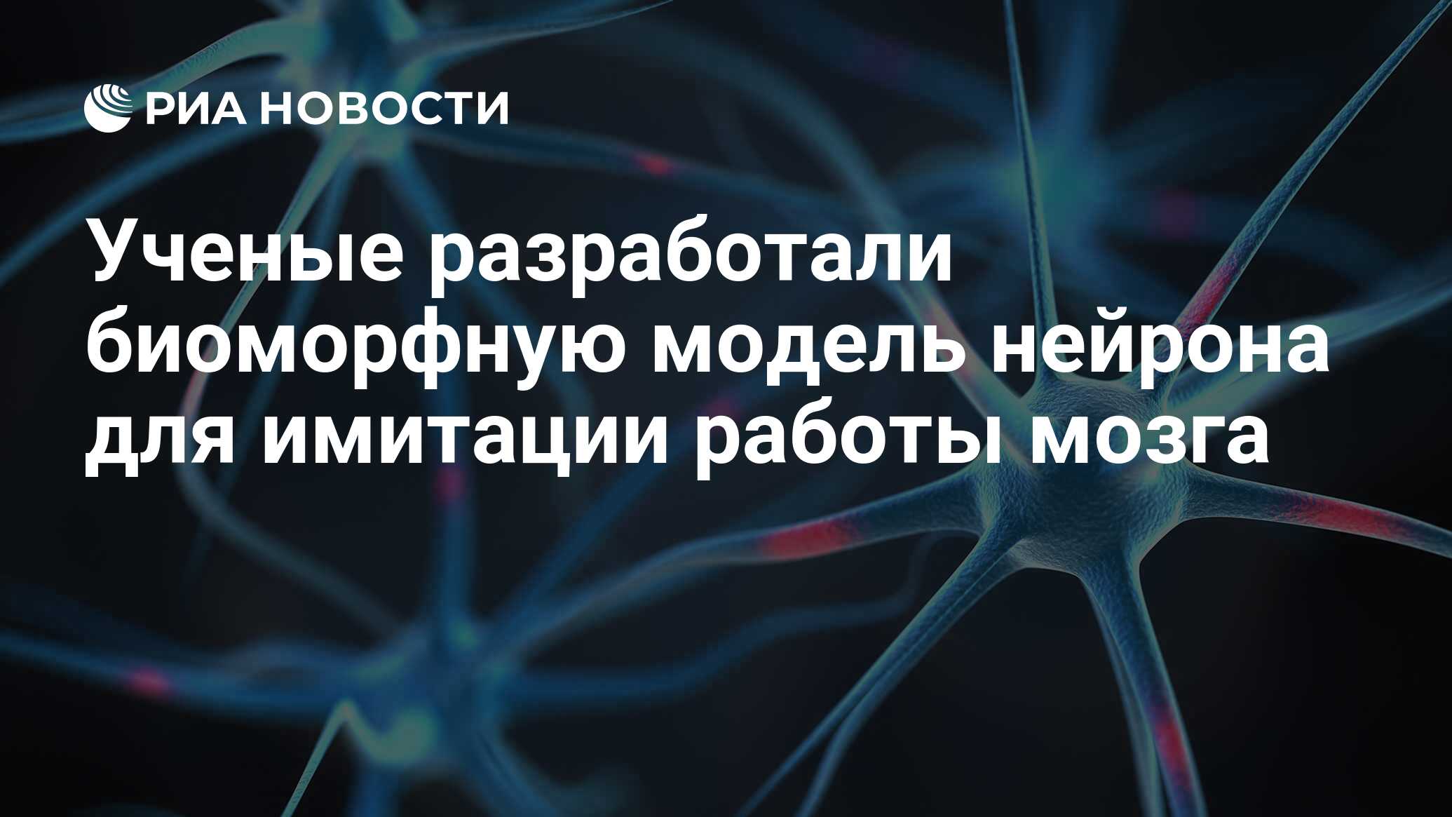 Ученые разработали биоморфную модель нейрона для имитации работы мозга -  РИА Новости, 11.09.2019