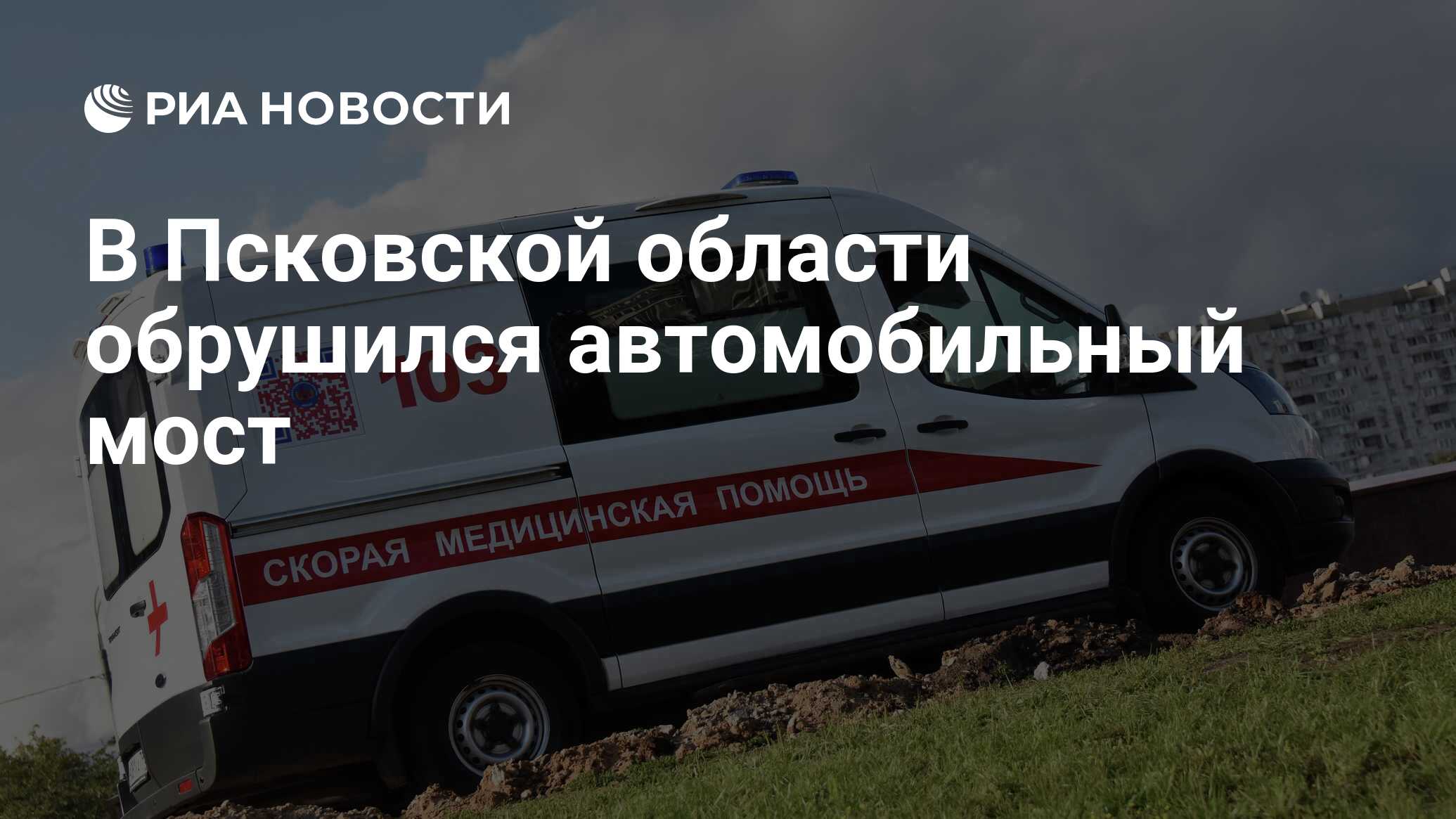 В Псковской области обрушился автомобильный мост - РИА Новости, 18.09.2019