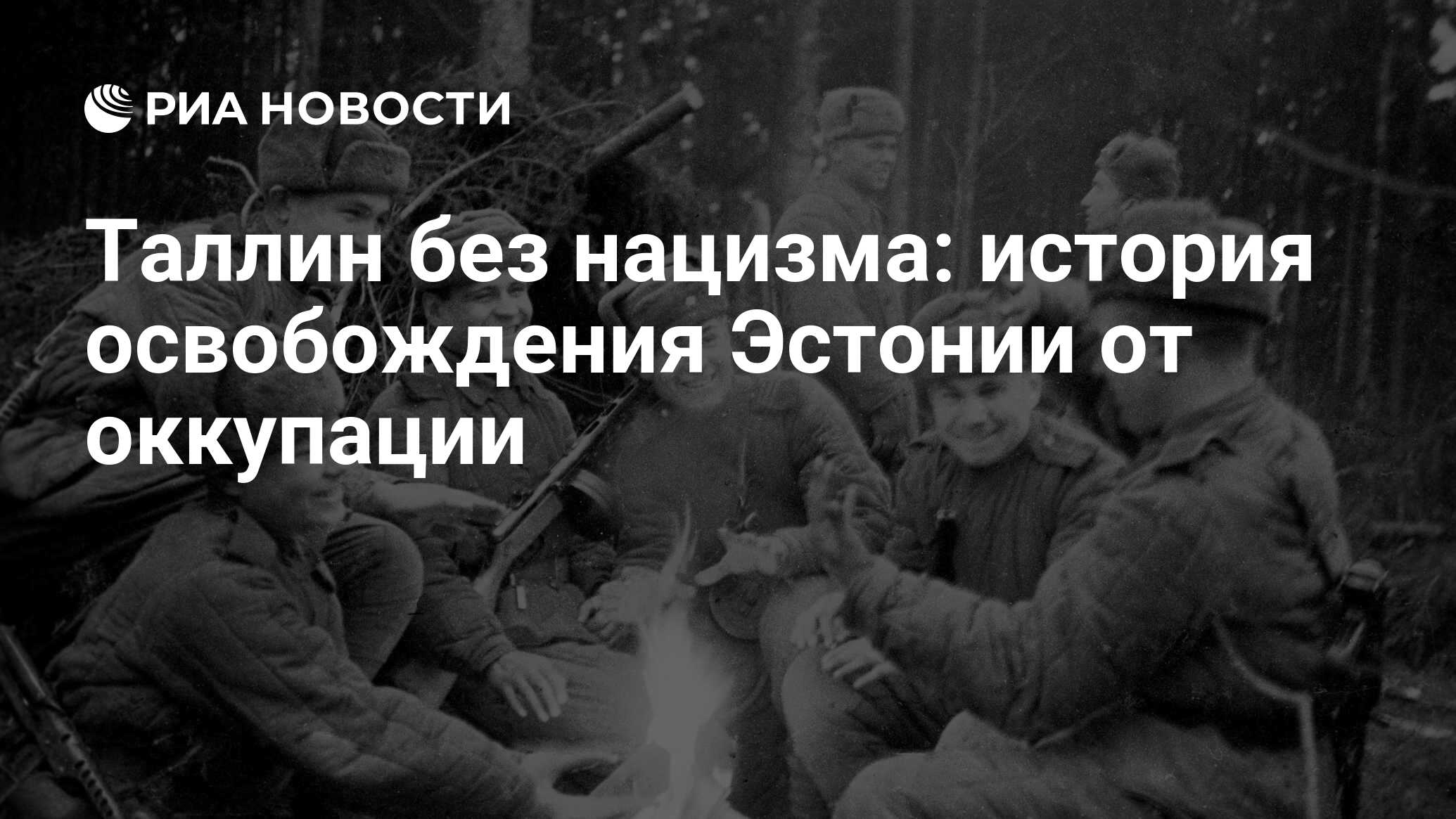 Таллин без нацизма: история освобождения Эстонии от оккупации - РИА  Новости, 17.02.2020