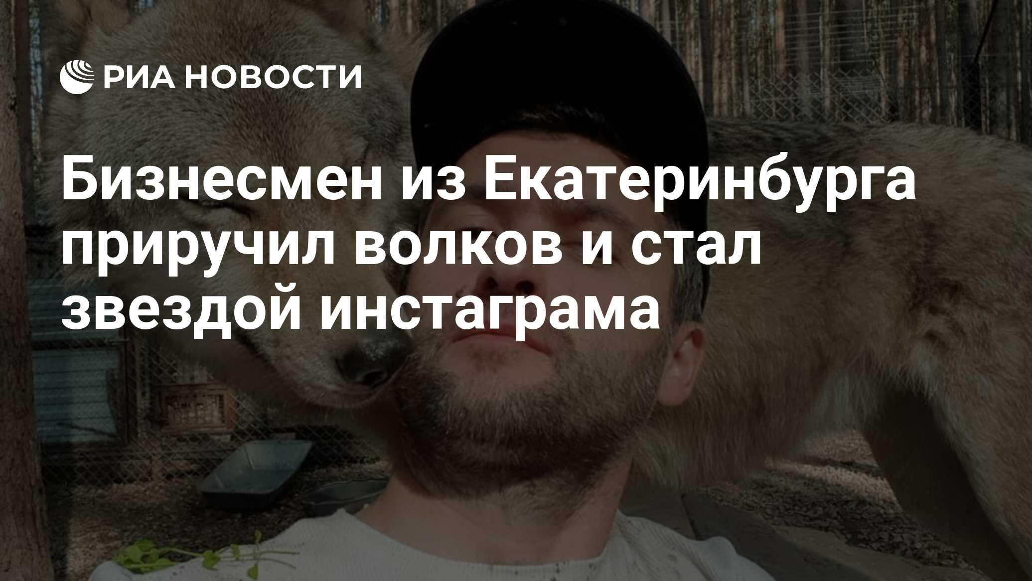 Бизнесмен из Екатеринбурга приручил волков и стал звездой инстаграма - РИА  Новости, 03.03.2020