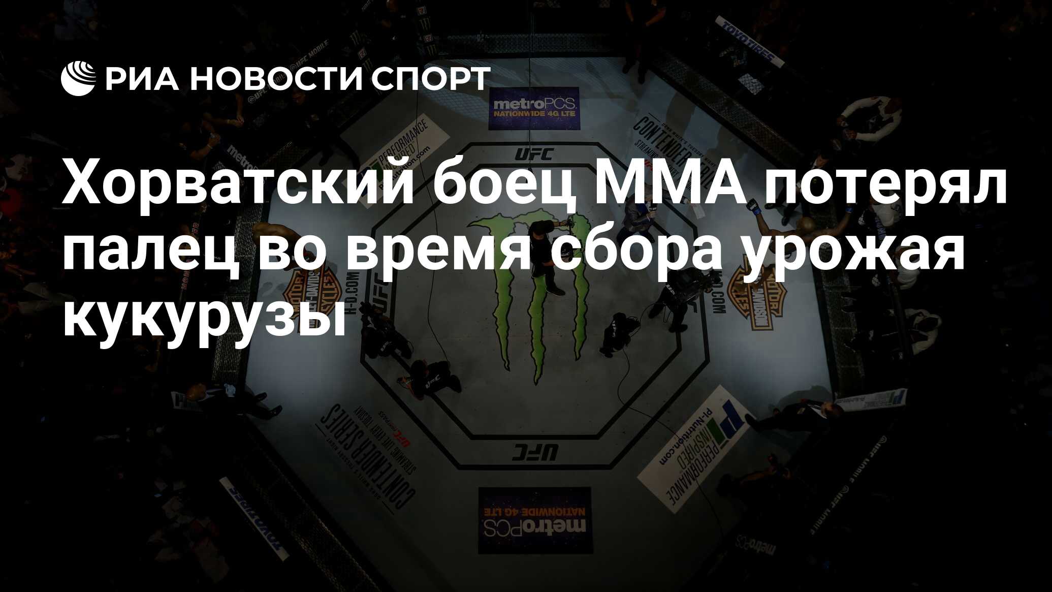 Хорватский боец MMA потерял палец во время сбора урожая кукурузы - РИА  Новости Спорт, 22.01.2020