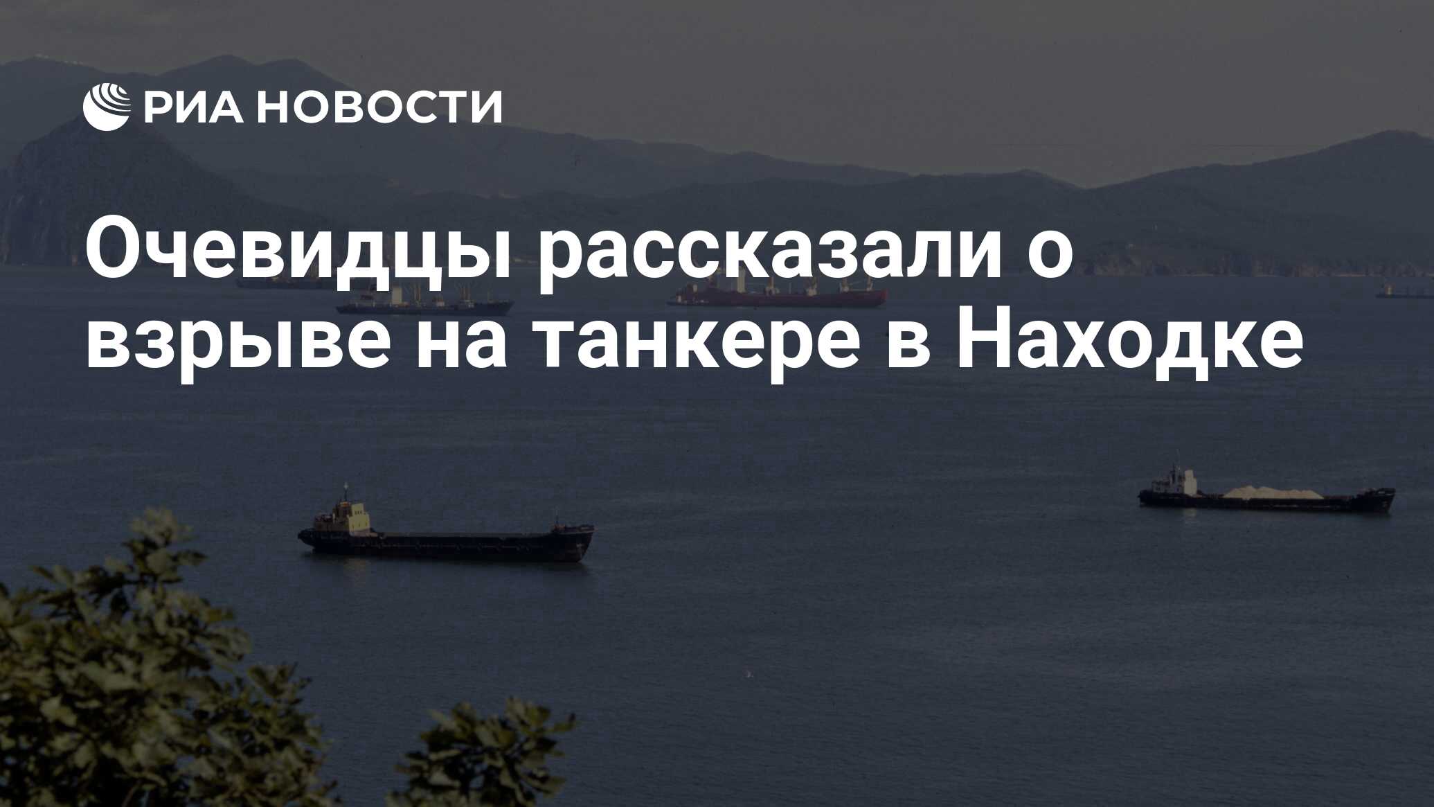 Очевидцы рассказали о взрыве на танкере в Находке - РИА Новости, 02.11.2019