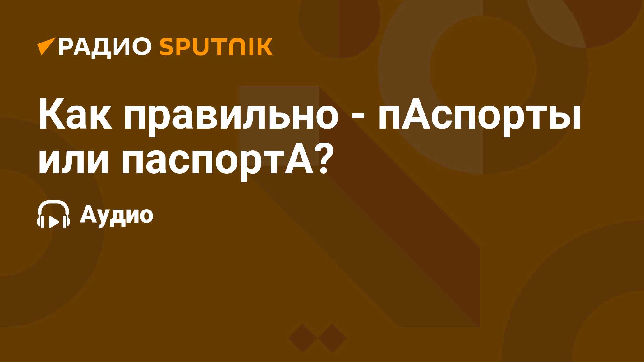 Склонение по падежам слова Паспорт в единственном и множественном числе