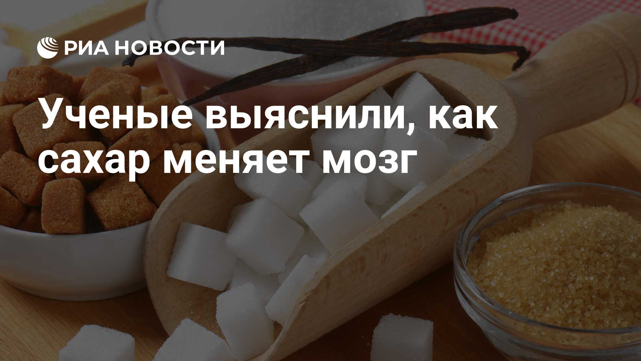 Ученые выяснили, как сахар меняет мозг - РИА Новости, 15.01.2020