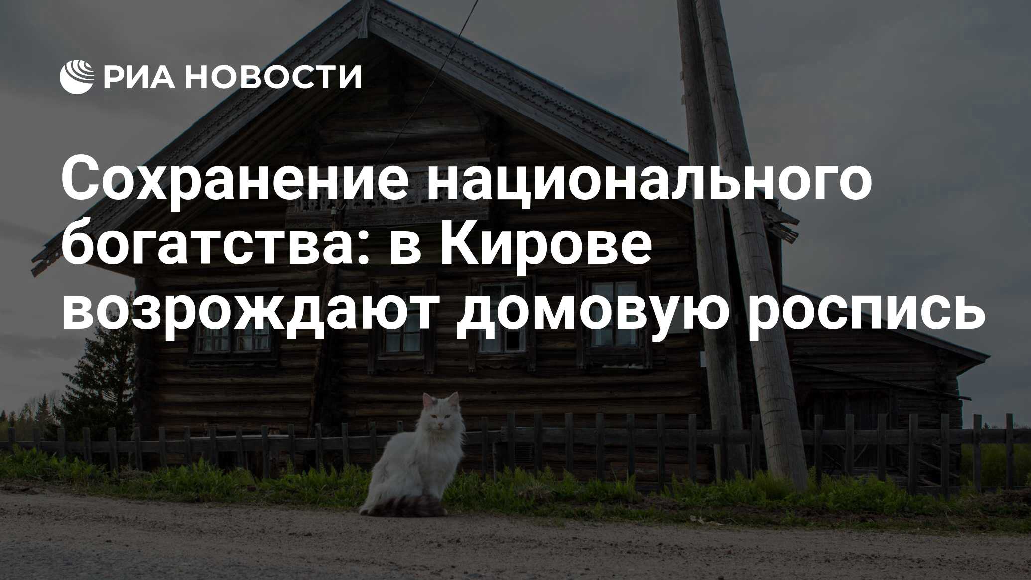 Сохранение национального богатства: в Кирове возрождают домовую роспись -  РИА Новости, 06.06.2020