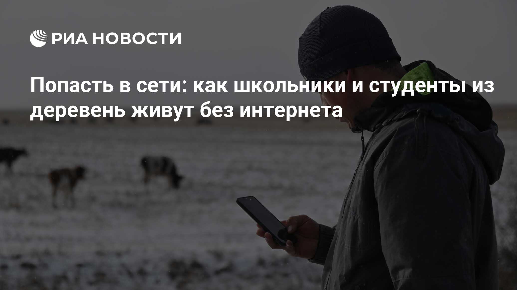 Попасть в сети: как школьники и студенты из деревень живут без интернета -  РИА Новости, 30.12.2020